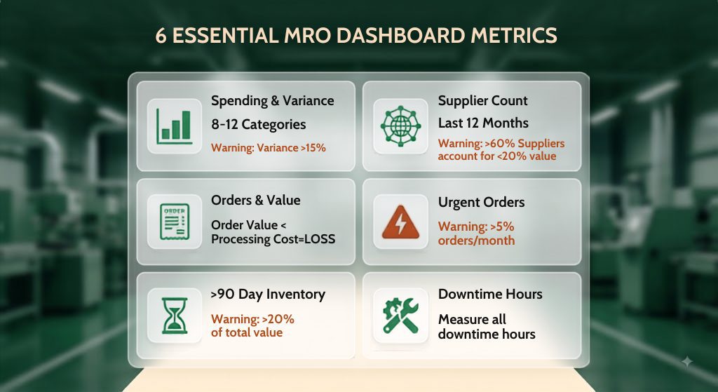 6 chỉ số một dashboard chi phí vận hành