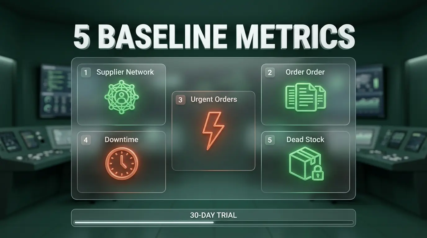 bảng năm chỉ số baseline