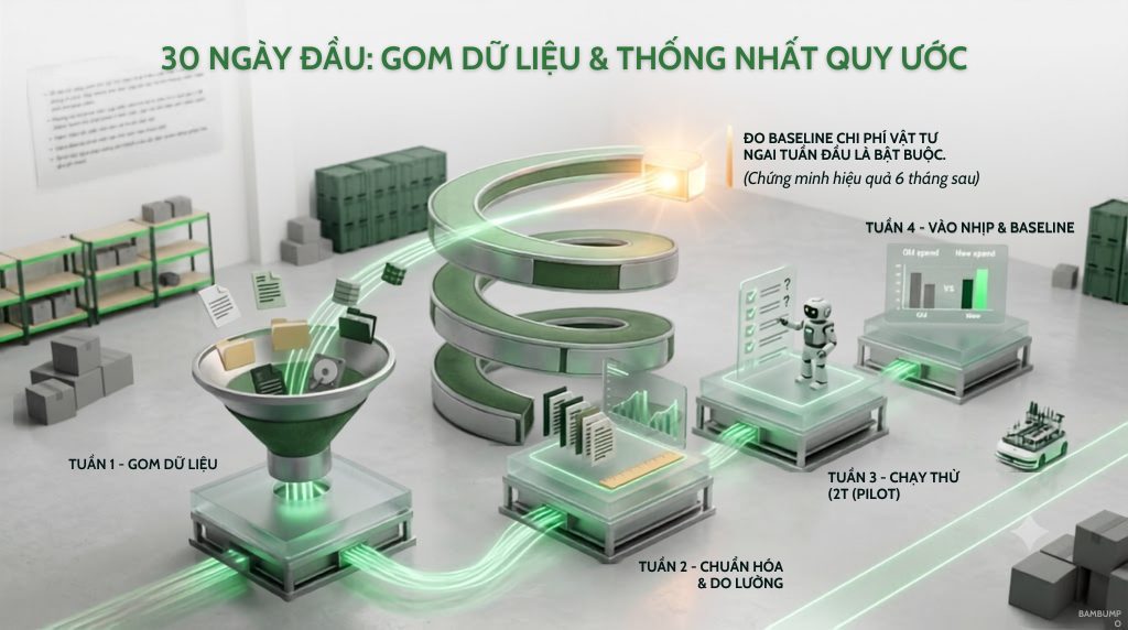 sơ đồ 30 ngày triển khai 