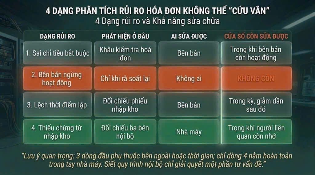 4 dạng rủi ro