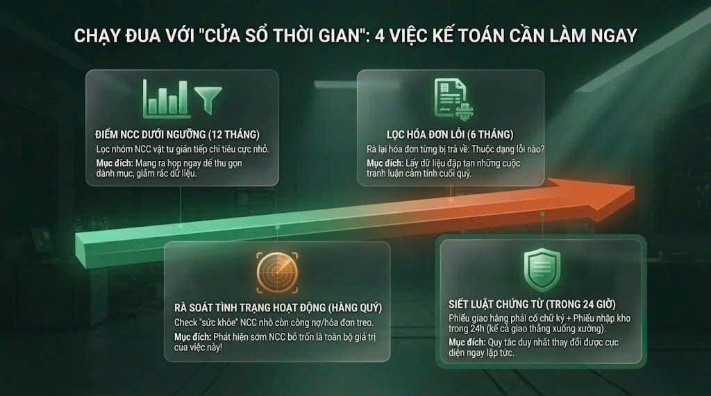 4 việc kế toán cần làm ngay
