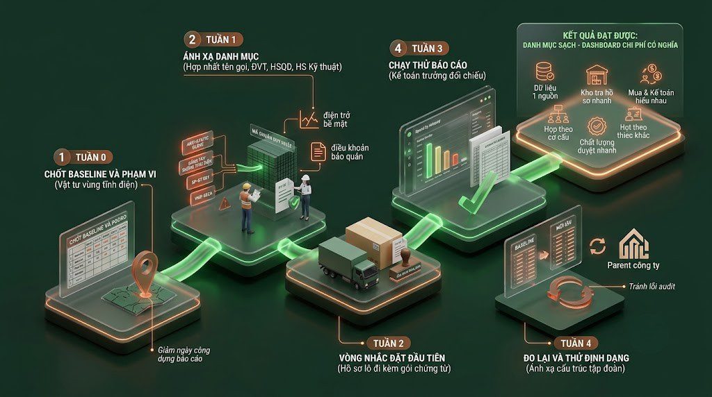 tiến trình 4 tuần